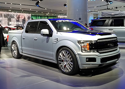 Ford F-150 with 3.0L V6 SinterCast-CGI diesel engine.
